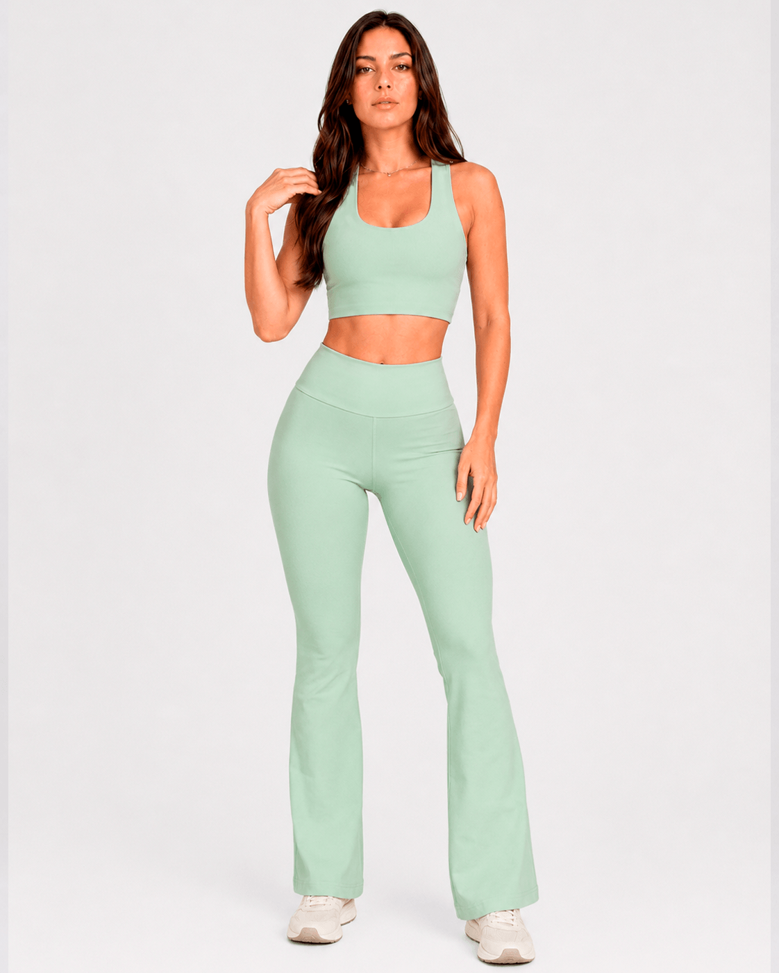 Conjunto Rayssa Com Calça Flare